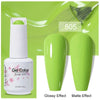 Top & Base 15ml (0.5 fl oz) Gel Nail Polish – Semi-Permanent UV/LED Soak-Off Base Coat and Top Coat, Long-Lasting Manicure