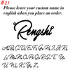 Personalized Cursive Name Necklace for Women – Stainless Steel Letter Pendant Choker, Box Chain (Silver | Gold | Rose Gold)