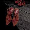 Women's Patent Leather Slingback Sandals - Mid Heel 3–5 cm (1.2–2.0 in) Buckle Strap Wedding & Formal Heels