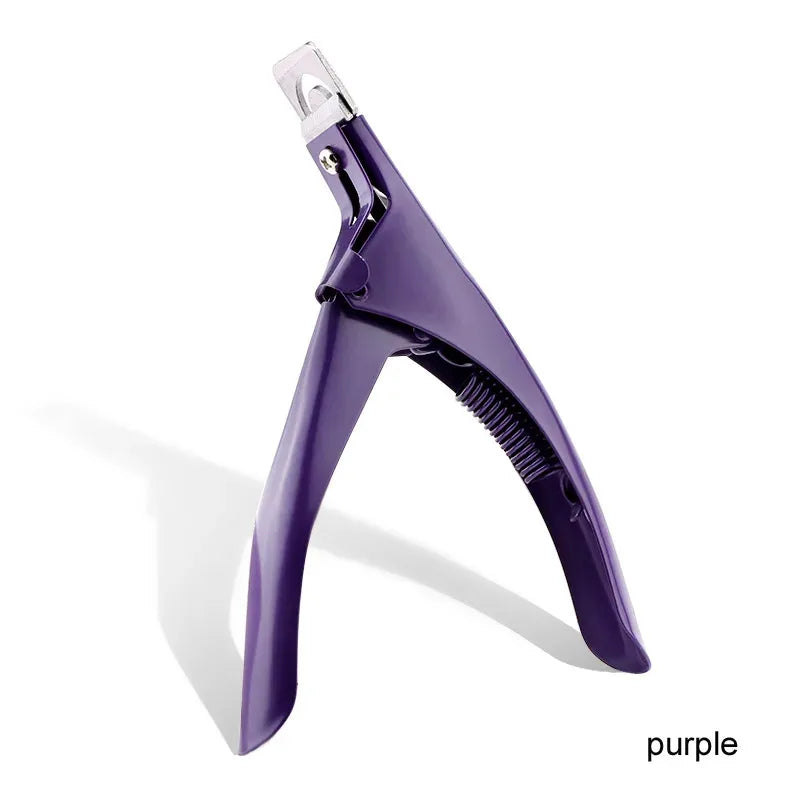 Acrylic False Nail Tip Clipper – U-Shaped Cut Stainless Steel Manicure Tool