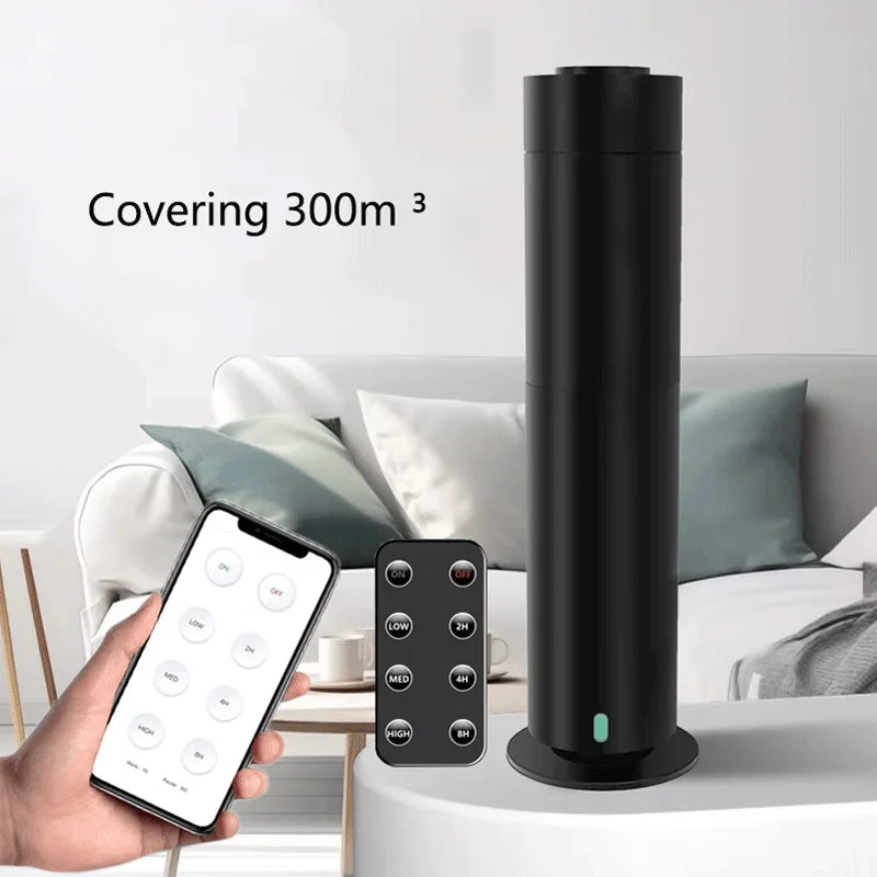 Bluetooth Smart Waterless Scent Diffuser for Home & Hotel Rooms - App-Controlled Fragrance Machine