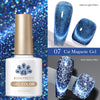 Cat Eye Magnetic Gel Nail Polish 10ml (0.34 fl oz) HEMA & TPO Free, Semi-Permanent Soak-Off, Full Coverage — 117 Colors