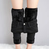 Women's High-Waist Thermal Fleece Lined Stretch Straight-Leg Jeans - Warm Winter Denim