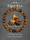 Natural Pyrite Bead Bracelet Unisex Healing Stone Jewelry for Wealth Abundance and Protection