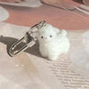 Fluffy 3D Animal Resin Keychain – Alpaca, Elk, Capybara & Goose Cute Bag Charm