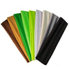 9-Pack Elastic Sports Headbands for Women & Men — Solid Candy Colors Yoga & Workout Hairbands