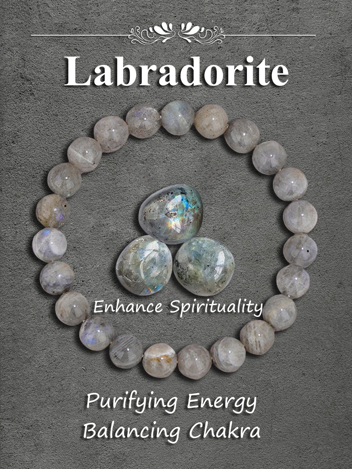 Natural Pyrite Bead Bracelet Unisex Healing Stone Jewelry for Wealth Abundance and Protection