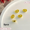 Flat Pearl & Rhinestone Nail Art Decorations - Metal Alloy Charms 1 Pack | Wreath Star Bow Butterfly Koi Manicure Accessories
