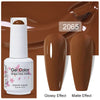 15ml (0.5 fl oz) Gel Nail Polish – HEMA/TPO-Free Semi-Permanent UV/LED No-Wipe Top Coat Nail Art