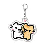 Funny Cat Meme Silicone Keychain Lanyard & Bag Charm – Cute Cat Pendant Gift for Women, Students & Best Friends