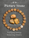 Natural Pyrite Bead Bracelet Unisex Healing Stone Jewelry for Wealth Abundance and Protection