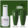 Top & Base 15ml (0.5 fl oz) Gel Nail Polish – Semi-Permanent UV/LED Soak-Off Base Coat and Top Coat, Long-Lasting Manicure