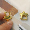 Geometric Metal Hoop Earrings for Women - Gold & Silver Tone Lightweight Everyday Jewelry