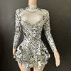 High-Stretch A-Line Summer Dress for Women — Long Sleeve Elegant Evening & Party Dress