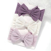 3-Pack Baby Girl Headband Set – Knitted Bow Knot Turban Hairbands for Newborns & Toddlers