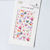 Christmas 3D Self-Adhesive Nail Stickers Gingerbread Snowflake Penguin Bell Holiday Nail Art Decals