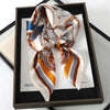 Satin Square Scarf 70cm (27.6 in) Silk-Look Polyester Neck & Hair Tie Bandana for Women Floral Headscarf Hijab