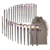 30-Piece Professional Makeup Brush Set with Bag — Foundation, Concealer, Eyeshadow, Powder & Blending Brushes