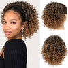 10-Inch (25 cm) Afro Kinky Curly Drawstring Ponytail Extension for Women - High-Heat Fiber