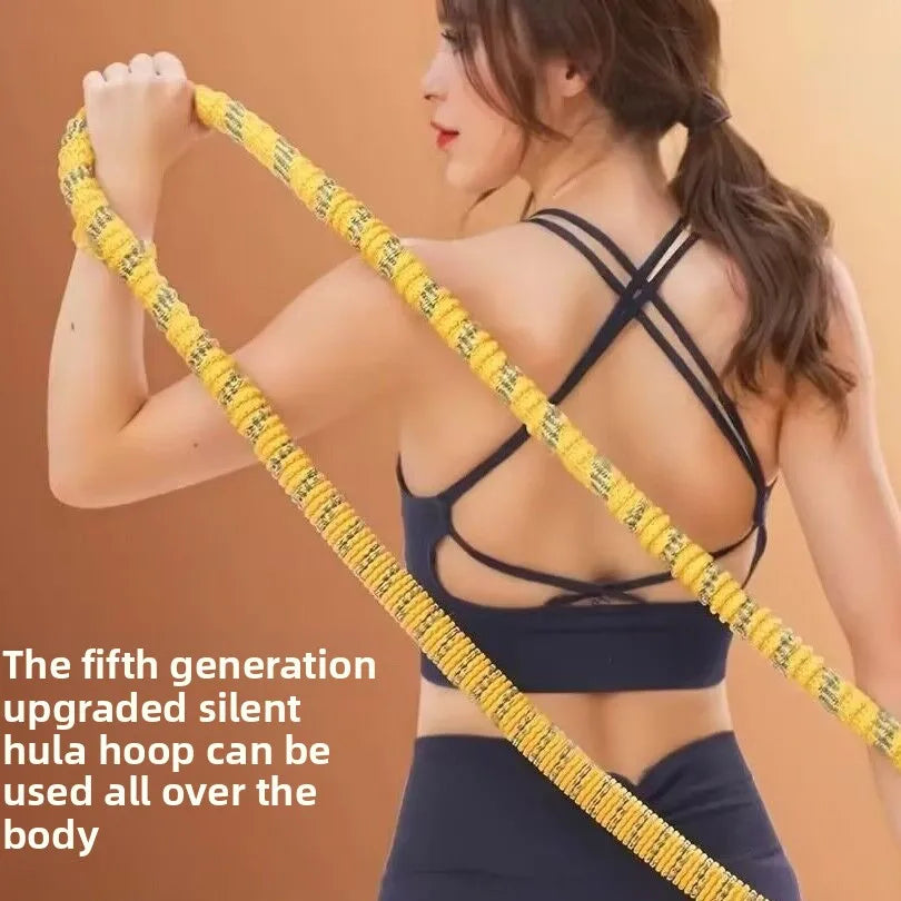 Soft Spring Hula Hoop for Weight Loss - Slimming Waist & Belly Fitness Hoop for Home Cardio