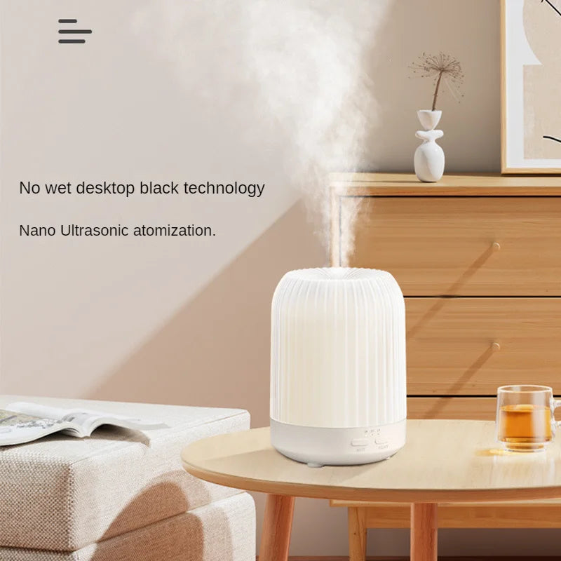 250ml Essential Oil Diffuser Humidifier with Night Light – Automatic Aromatherapy Perfume Diffuser for Bedroom & Office