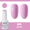 Glitter Gel Nail Polish 15ml Soak-Off UV/LED Base & Top Coat, 321 Colors
