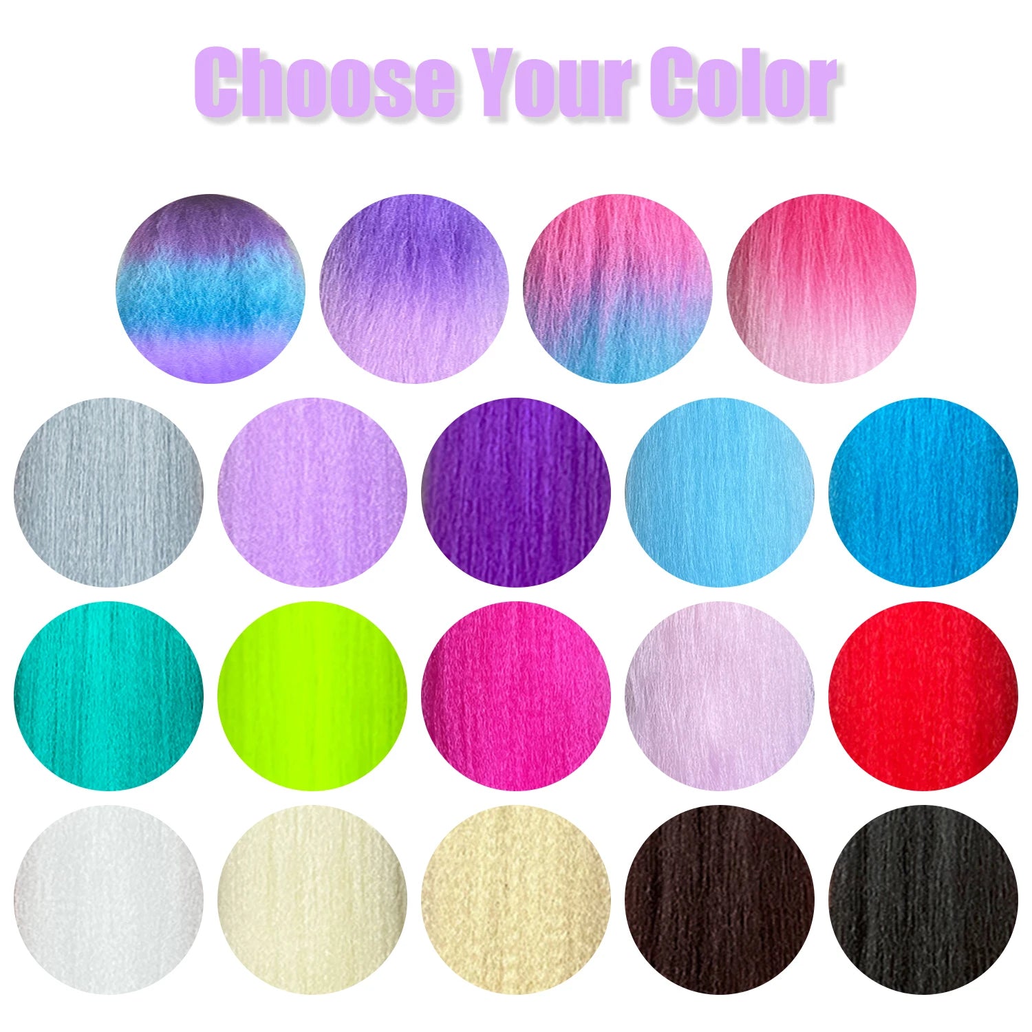 Purple Synthetic Ponytail Extension with Elastic Band – Long Straight Yaki Hairpiece for Braids & DIY Styles