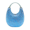 Crystal Rhinestone Evening Clutch – Diamond Top Handle Minaudière for Wedding & Party