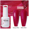 Top & Base 15ml (0.5 fl oz) Gel Nail Polish – Semi-Permanent UV/LED Soak-Off Base Coat and Top Coat, Long-Lasting Manicure