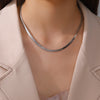 Stainless Steel Snake Chain Necklace – Unisex 2mm 3mm 4mm 5mm Silver-Tone or Gold-Plated Choker