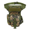 Tactical Drop Leg Thigh Pack 30cm (11.8in) – Waterproof MOLLE Waist Fanny Tool Bag for Motorcycle & Hunting