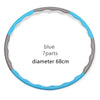 Adjustable Detachable Massage Hula Hoop – 7/8/9-Section Fitness Hoop for Waist Training & Slimming, Portable Lightweight, 26.8"/31.5"/34.6" (68/80/88 cm)