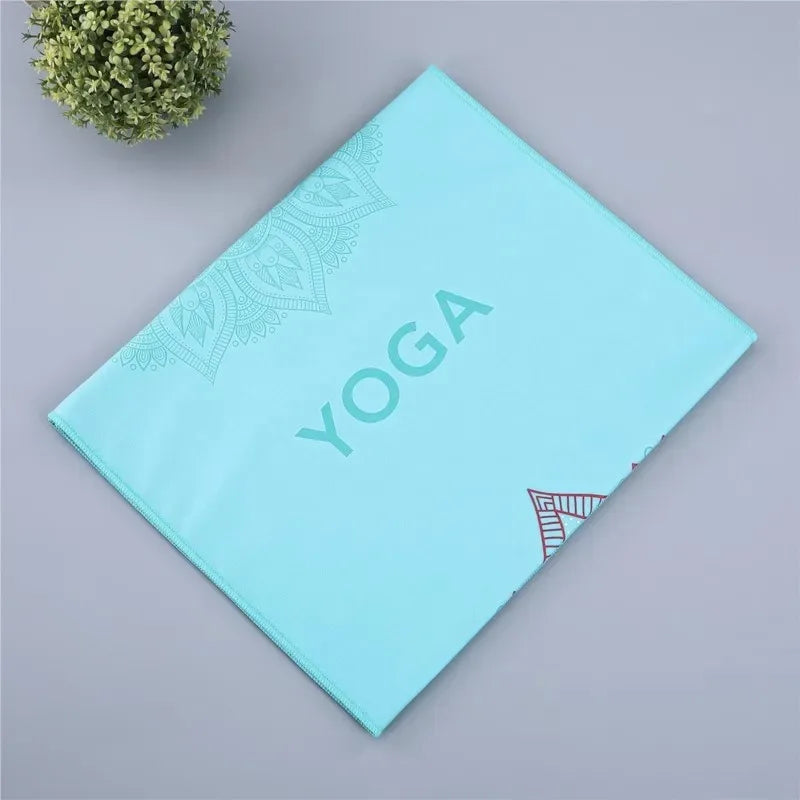 30 x 100 cm (11.8 x 39.3 in) Cooling Yoga Towel – Double-Layer Non-Slip Quick-Dry Pilates Mat Protector