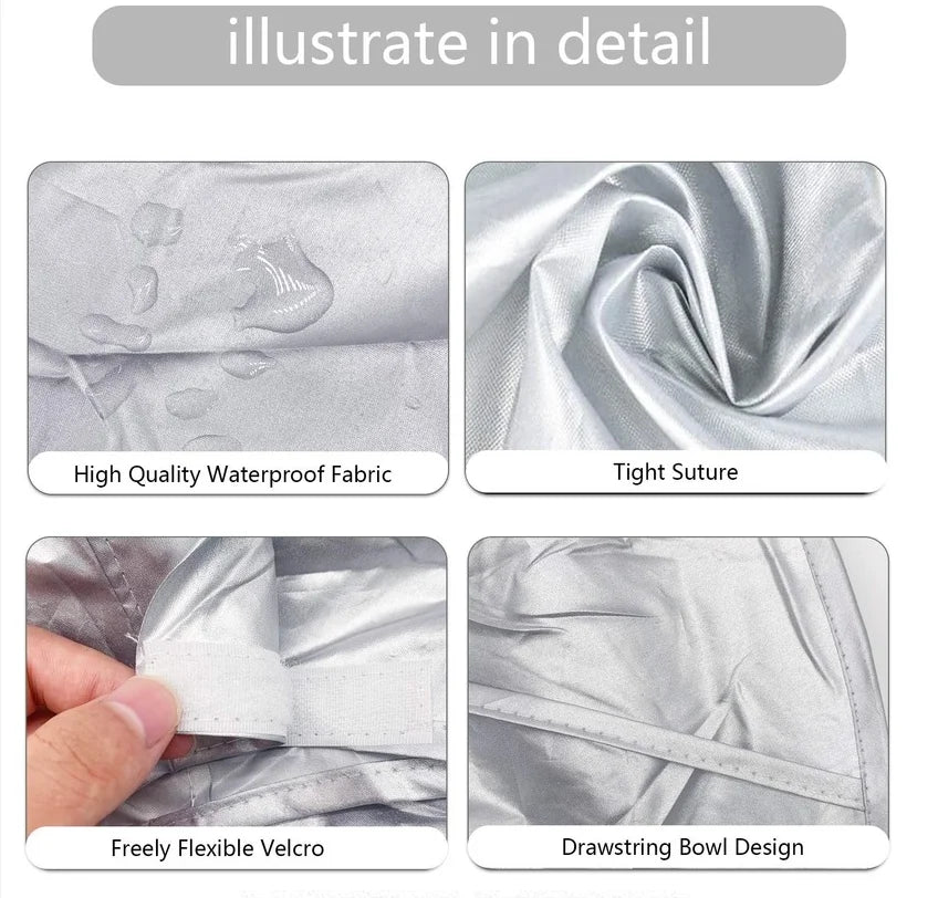 Foldable Hairdressing Cape with Adjustable Velcro Neck – Portable Hair Cutting Apron for Barbers & Salons, Grey