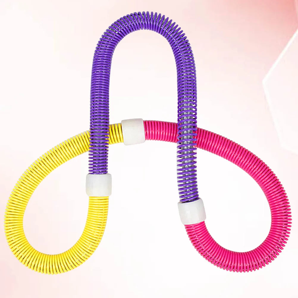 Weighted Fitness Hula Hoop for Women - Waist Slimming Hoop for Abs & Fat-Burning Home Workouts