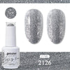 Glitter Gel Nail Polish 15ml Soak-Off UV/LED Base & Top Coat, 321 Colors