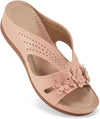 Women's Floral Hollow Wedge Sandals Platform Non-Slip Casual Beach Comfort Plus Size 43