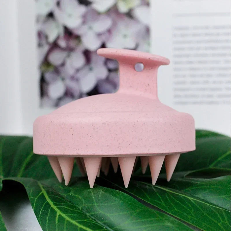 Dawndesslo Silicone Scalp Massage Brush - Wet & Dry Cushioned Airbag Massager for Deep Conditioning