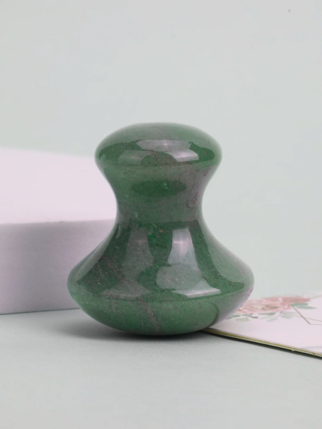 Natural Jade Mushroom Gua Sha – Facial & Body Massager for Lymphatic Drainage, Skin Sculpting & Anti-Aging