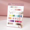 Hema-Free TPO-Free Gel Nail Polish 7.5ml, Glitter Jelly & Nude Shades, Soak-Off UV/LED Full Coverage French