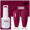 Top & Base 15ml (0.5 fl oz) Gel Nail Polish – Semi-Permanent UV/LED Soak-Off Base Coat and Top Coat, Long-Lasting Manicure