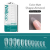 600-Piece Full Cover False Nail Tips Acrylic Nail Capsules Clear Semi-Matte Stiletto Coffin Almond Square Oval