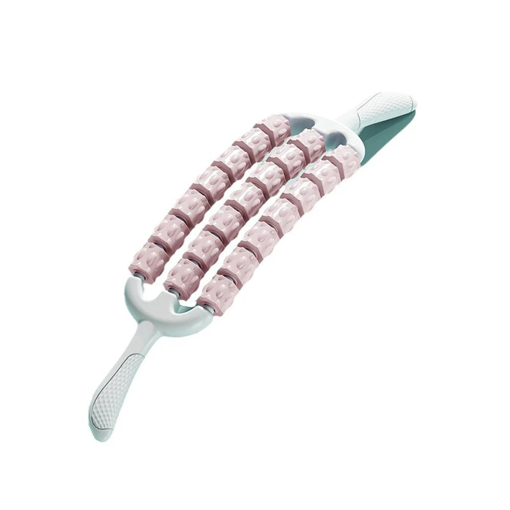 Handheld Muscle Roller Stick – Portable Manual Massage Tool for Back, Waist & Fitness