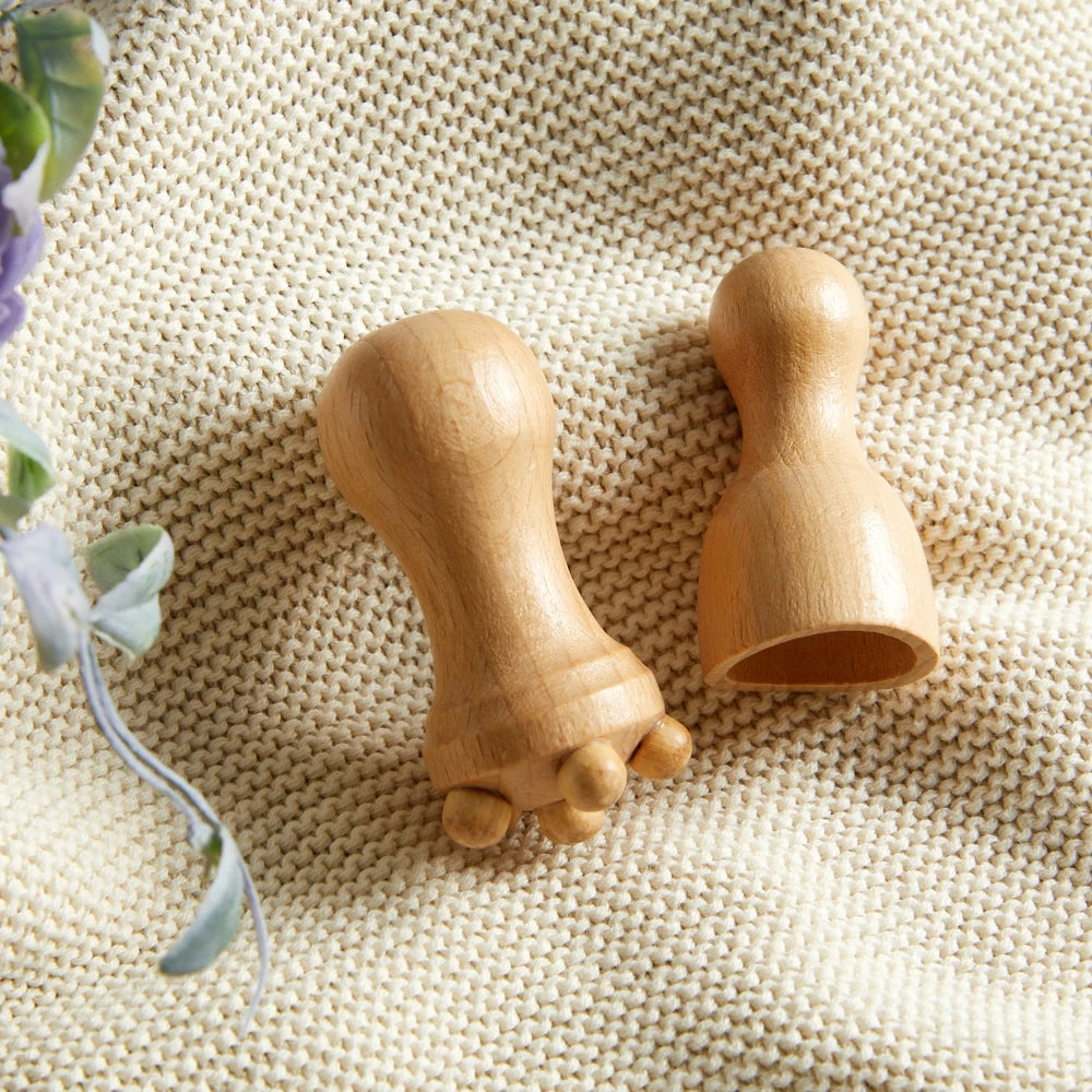 MERALL Maderoterapia Wood Therapy Massage Kit – Gua Sha, Wooden Cupping & Roller for Facial Lifting, Body Contouring & Lymphatic Drainage