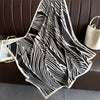 90 x 90 cm (35 x 35 in) Twill Silk-Feel Square Scarf – Women’s Luxury Tree Print Head Scarf, Shawl, Hijab, Bandana