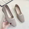 Breathable Mesh Slip-On Flats for Women, Lightweight Square Toe Loafers, Soft Sole Casual Walking Shoes