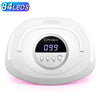 UV LED Nail Lamp 81-LED Nail Curing Lamp for Gel Polish Auto Sensor 4-Timer for Salon & Home