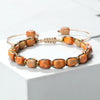 Handmade Bohemian Natural Stone Beaded Bracelet Braided Adjustable Friendship Vintage Strand