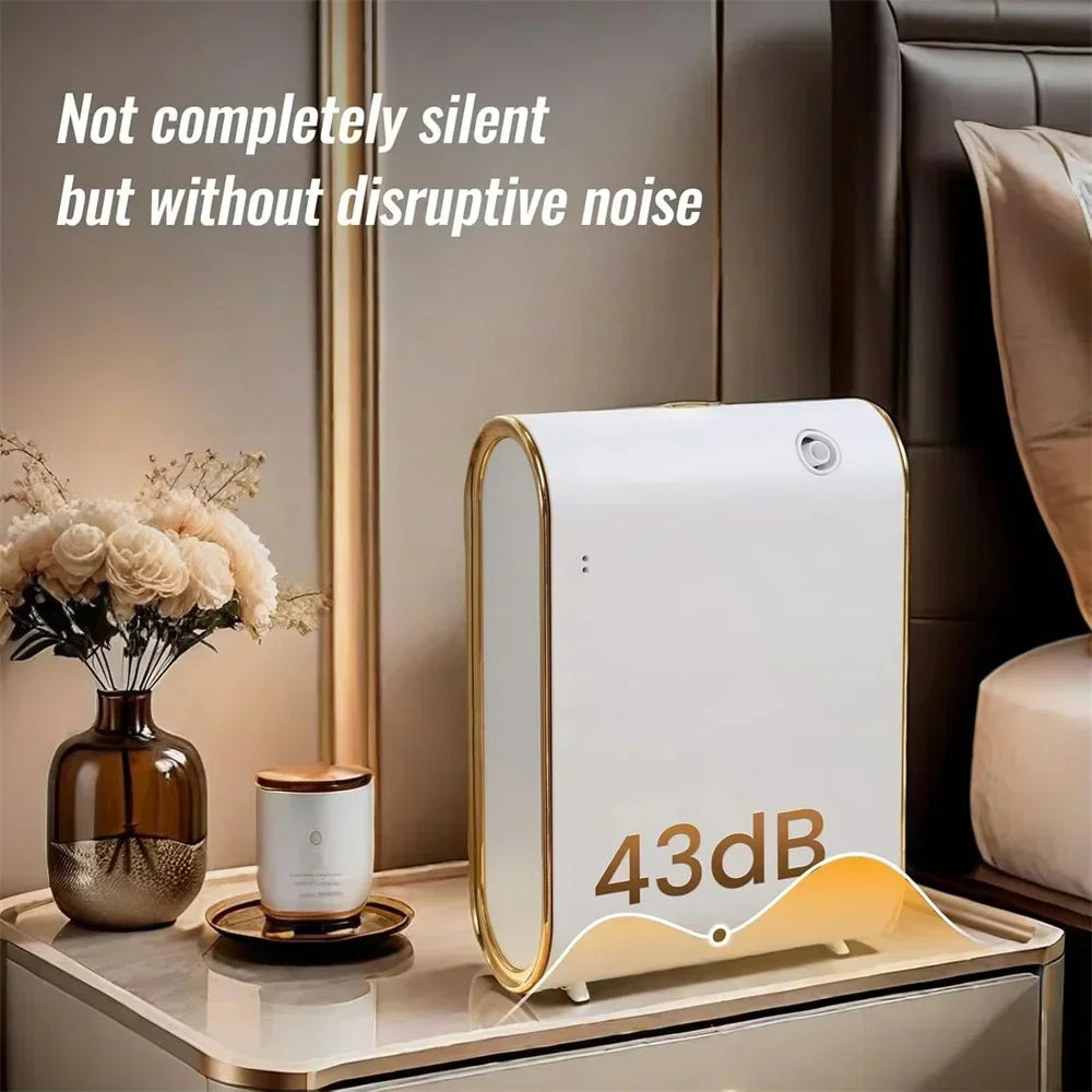 Smart Wall-Mounted Aroma Diffuser 350ml (11.8 fl oz) — WiFi & Bluetooth App Control, Low-Noise Scent Machine for Home & Hotel