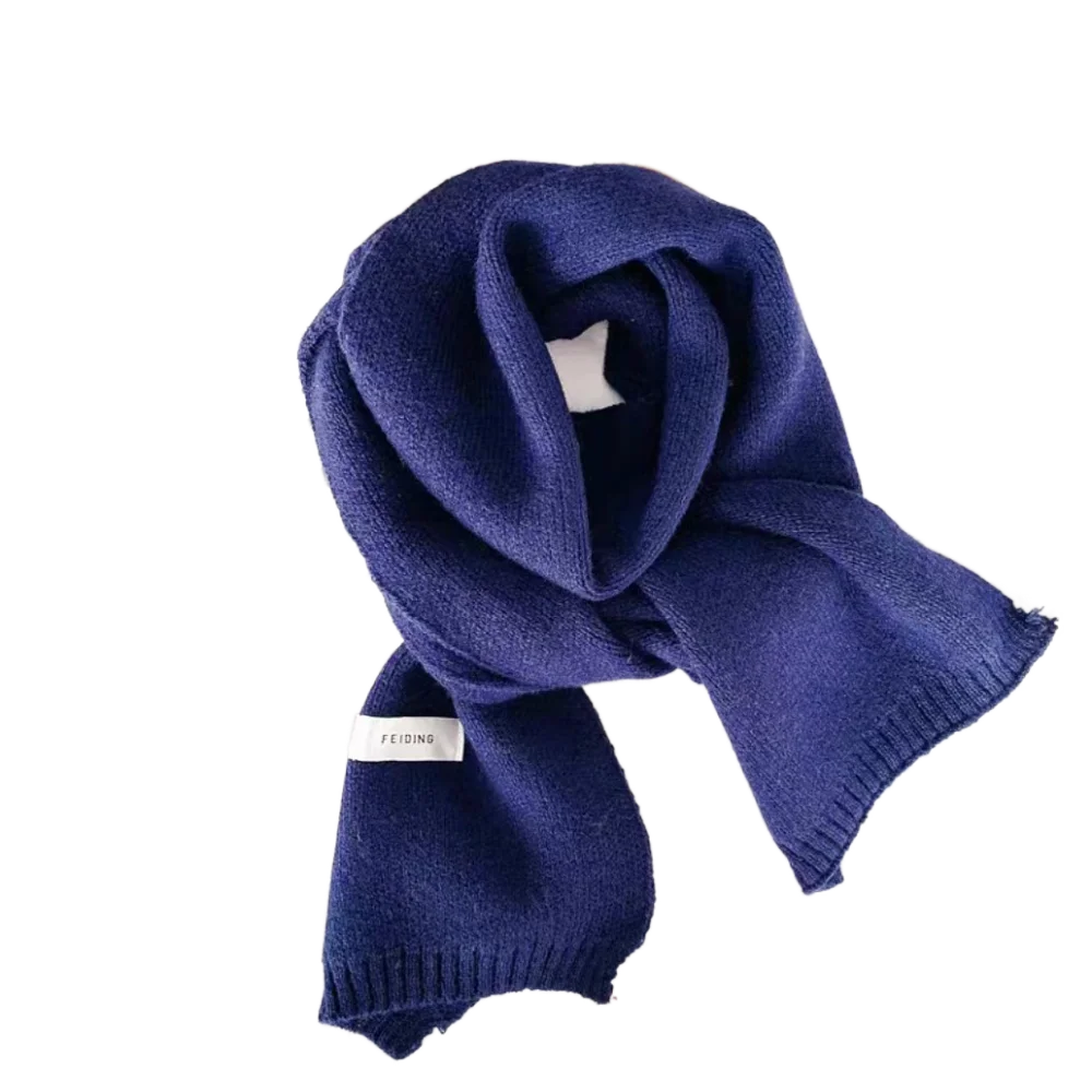 Women's Soft Cashmere-Feel Knit Winter Scarf — Long Thick Pashmina Shawl Wrap Hijab 22 x 160 cm (8.7 x 63 in)